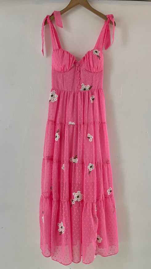Summer Floral Maxi Long Dress